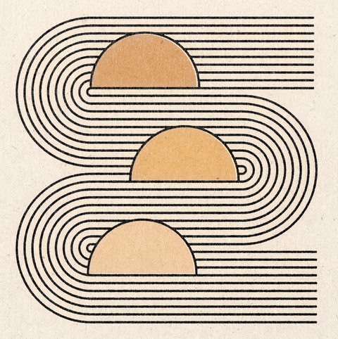 'Resting Between the Lines' Print