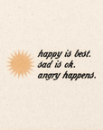 'Happy Is Best' Print