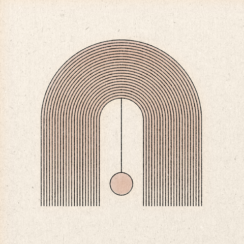 'Remaining Centered' Print