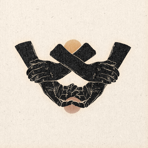 'Supporting Hands' Print