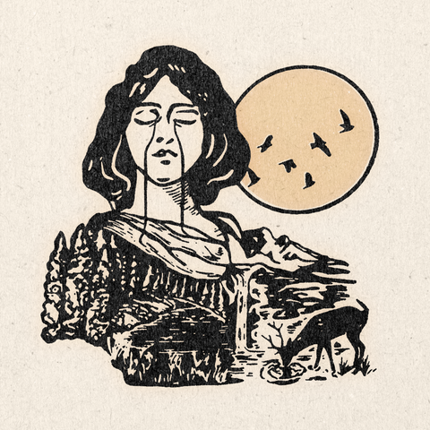 'Grief Feeds Life' Print