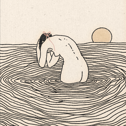 'Bathing Woman' Print