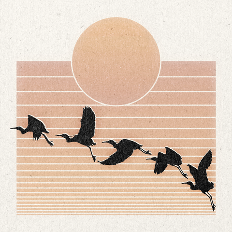'Evening Flight' Print