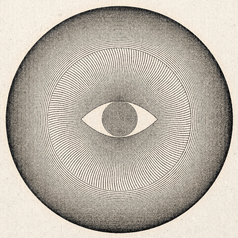 'Vibrating Eye' Print