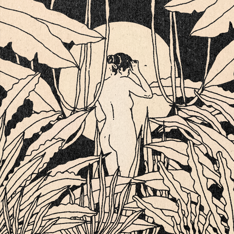 'Retreat (Creme)' Print