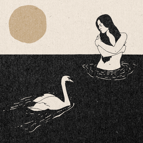 'Floating Together; Print