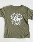 'Just Keep Growing' Kid's Triblend Short Sleeve Shirt