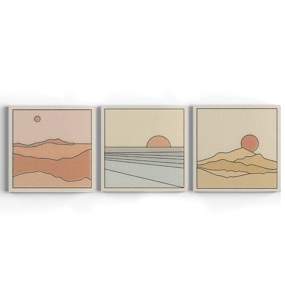 &#39;Topo&#39; Series Print Set