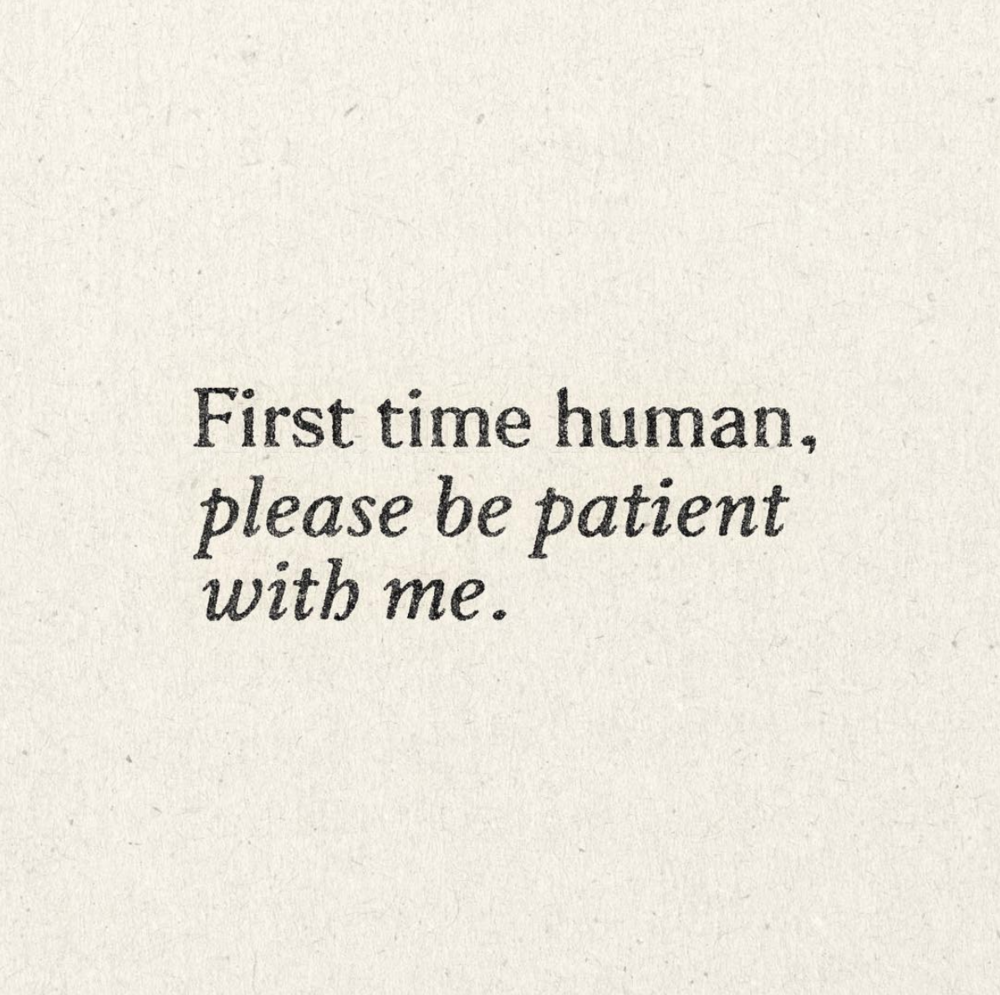 &#39;First Time Human&#39; Print