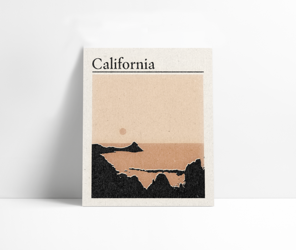 &#39;California&#39; Print