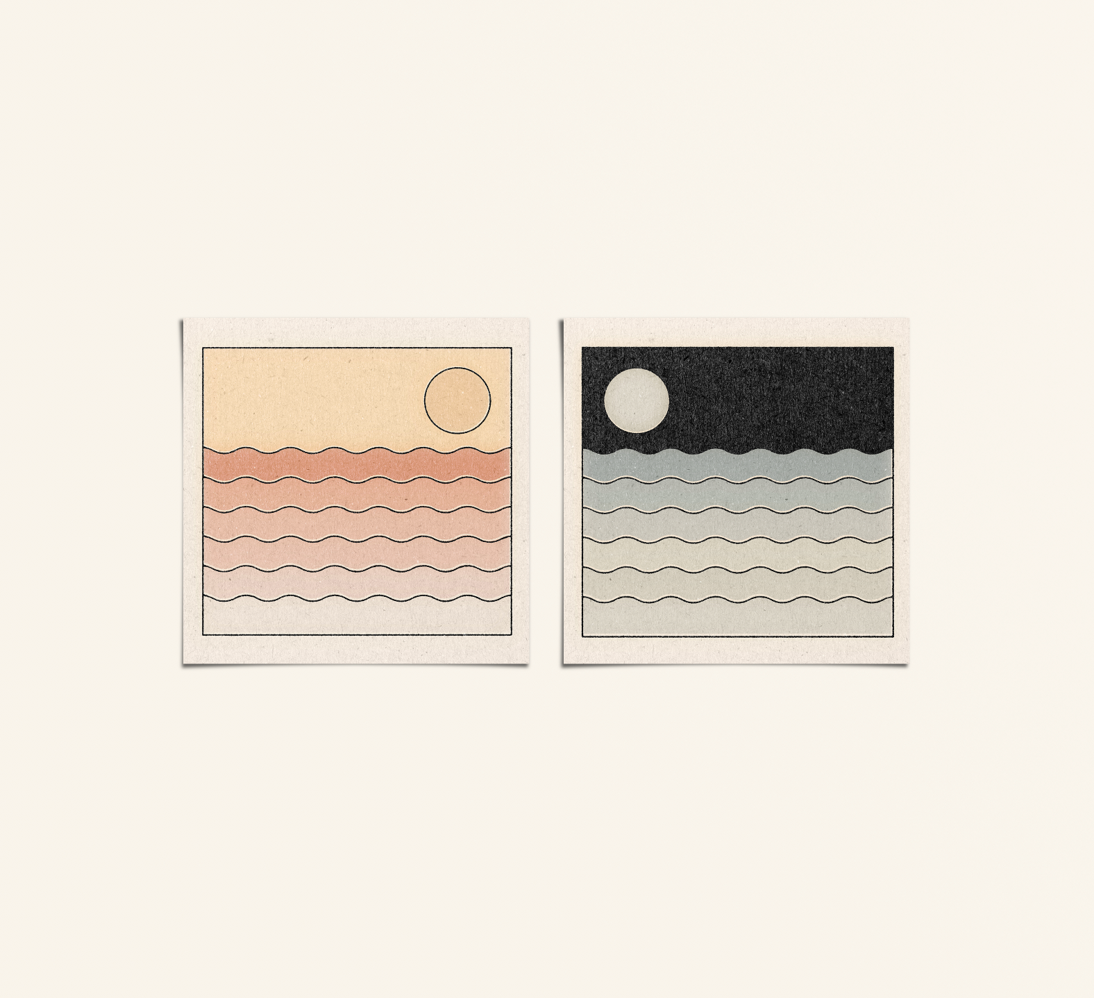 &#39;Luna &amp; Sol&#39; Print Set