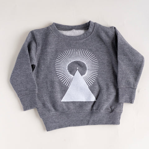 'Mountain Top' Kid's Fleece Sweatshirt
