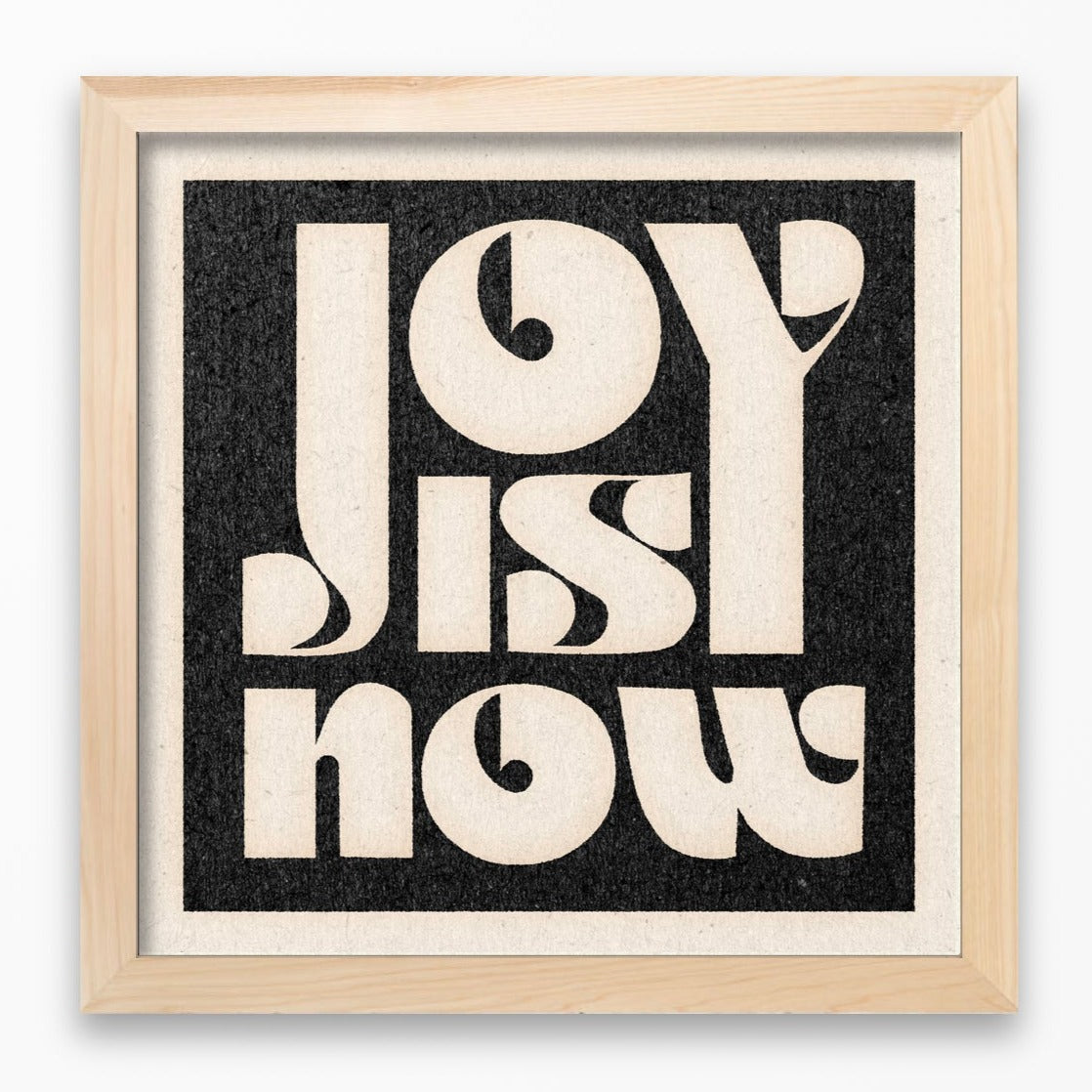 &#39;Joy Is Now&#39; Framed Print