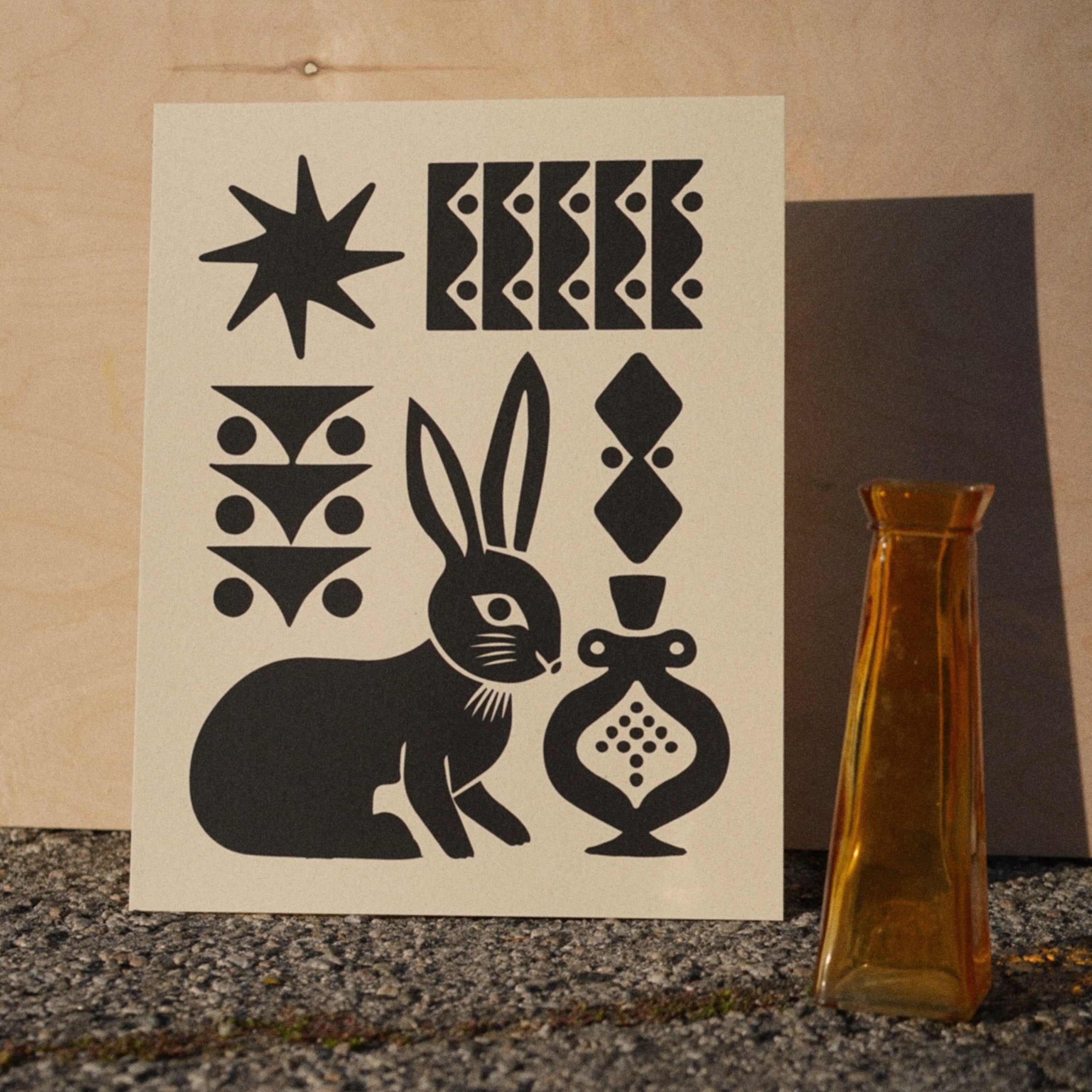 &#39;Year Of The Rabbit no. 3&#39; Limited Edition Print
