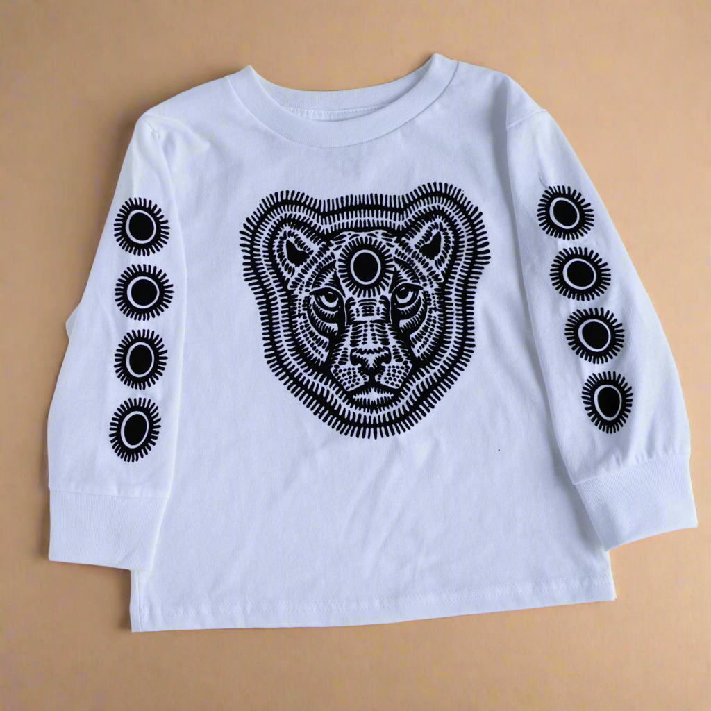 &#39;Deep In Vibration&#39; Kid&#39;s Cotton Jersey Long Sleeve Tee