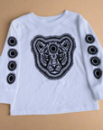 'Deep In Vibration' Kid's Cotton Jersey Long Sleeve Tee