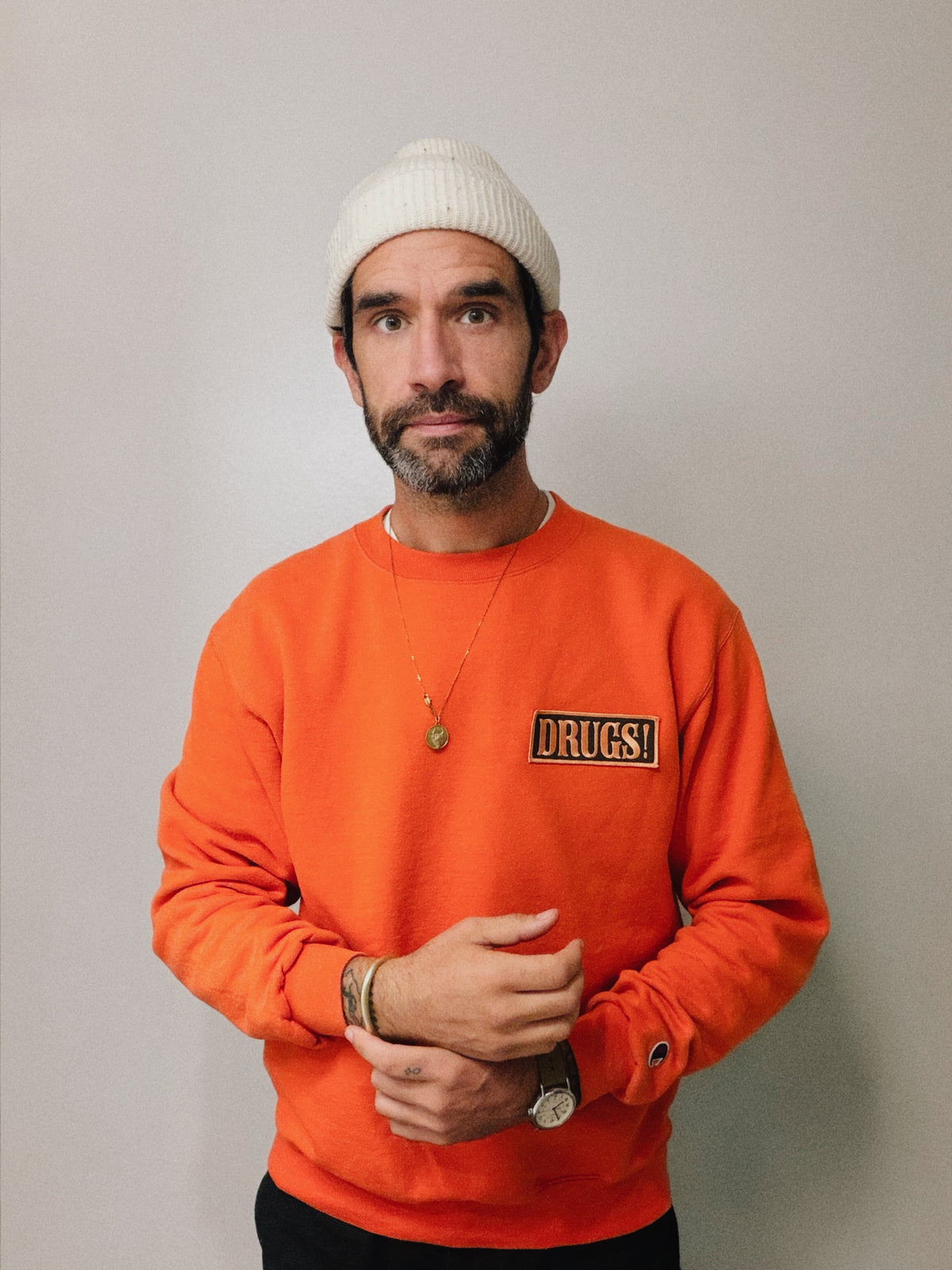 'DRUGS!' Vintage Champion Crewneck (1 of 1)