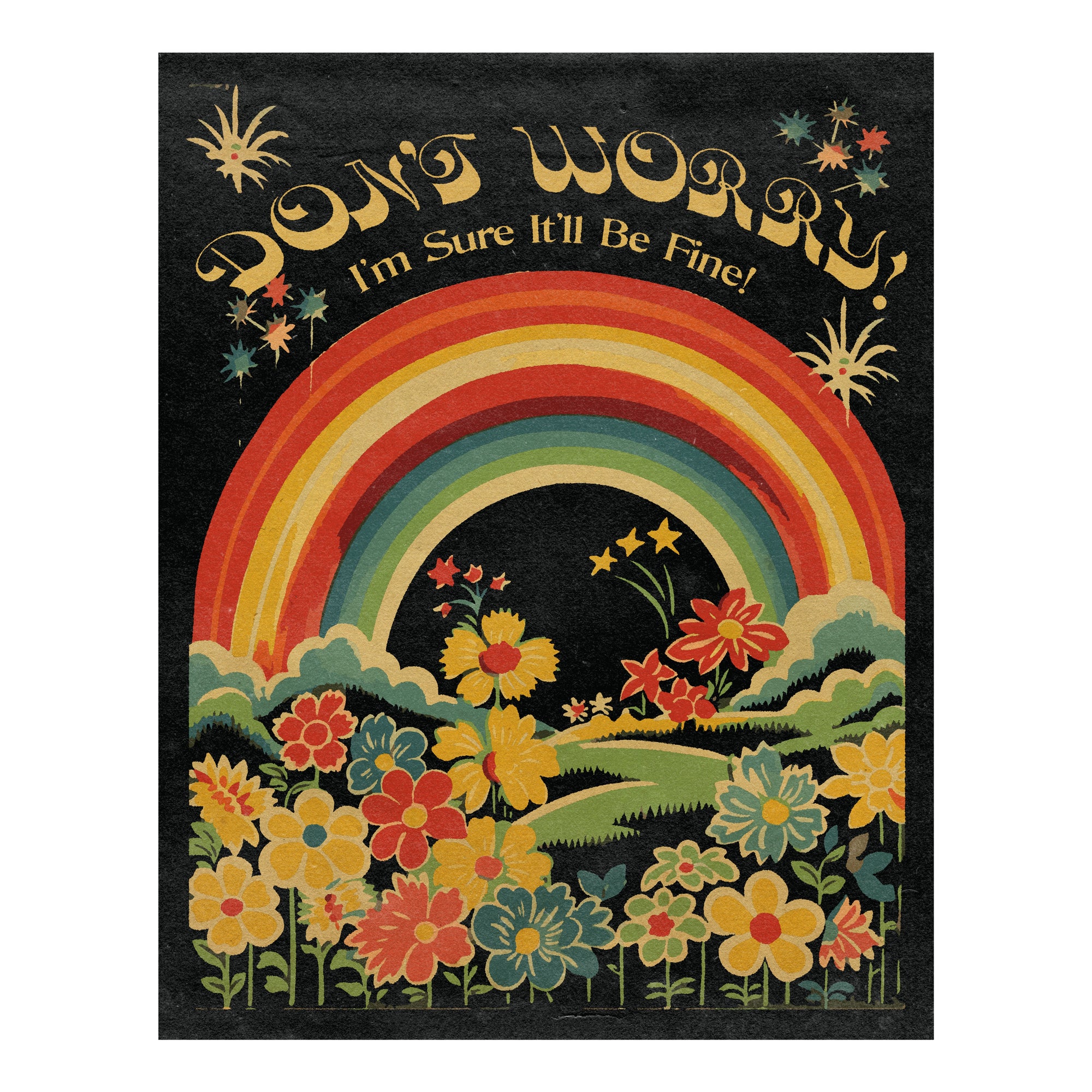 Real Fun, Wow! “Don't Worry” Art Print Real Fun, Wow! “Don't Worry” Art Print
