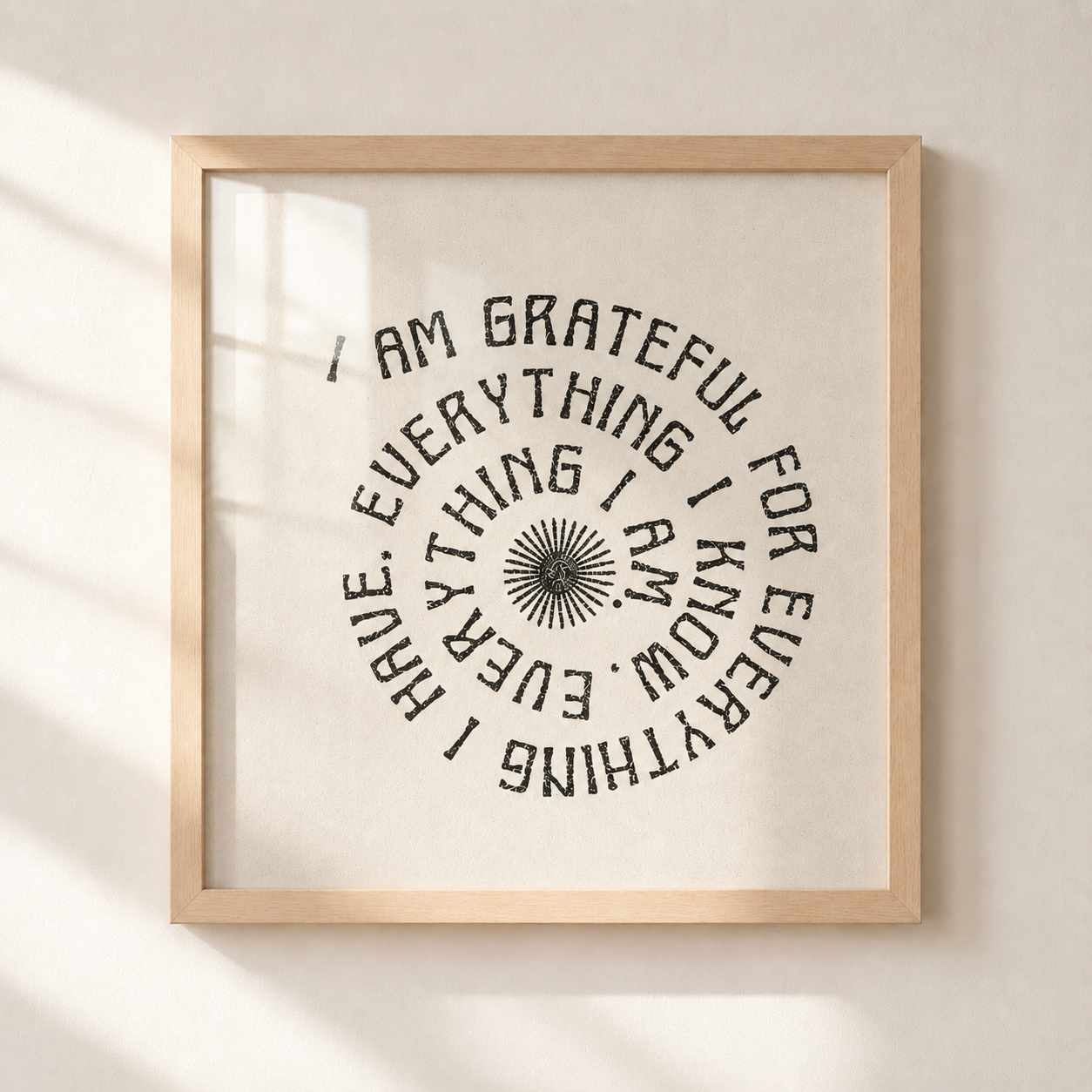 'Grateful' Print