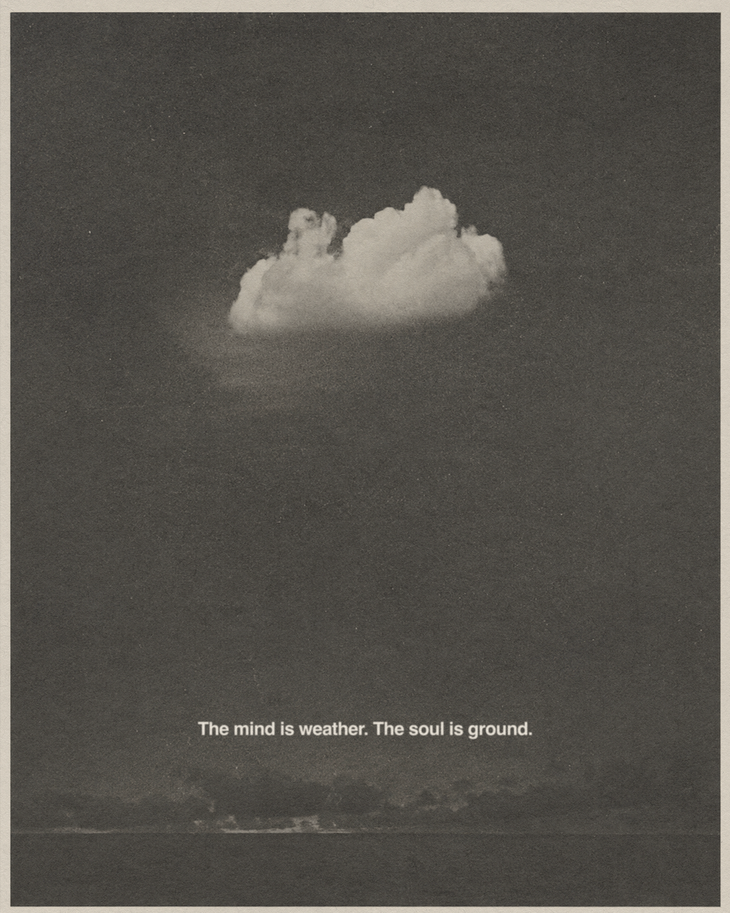 'The Mind Is Weather' Print
