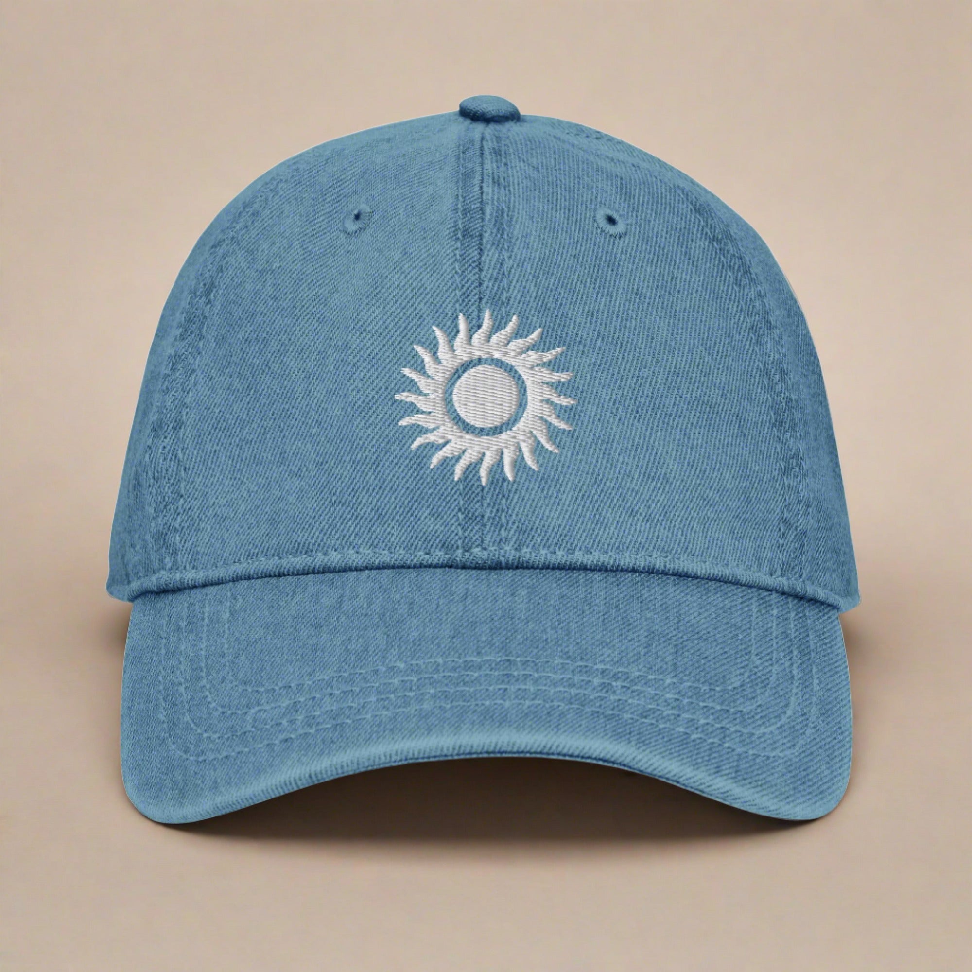 &#39;The Sun&#39; Denim Dad Hat