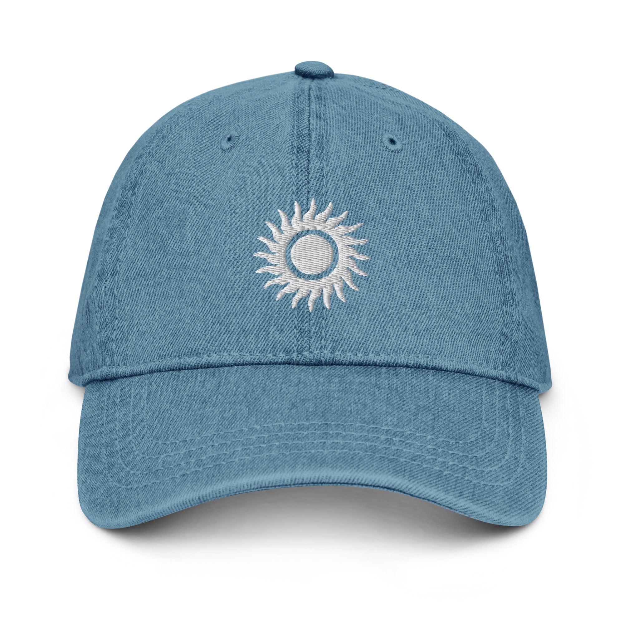 &#39;The Sun&#39; Denim Dad Hat