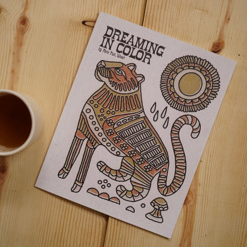 ‘Dreaming In Color' Coloring Book