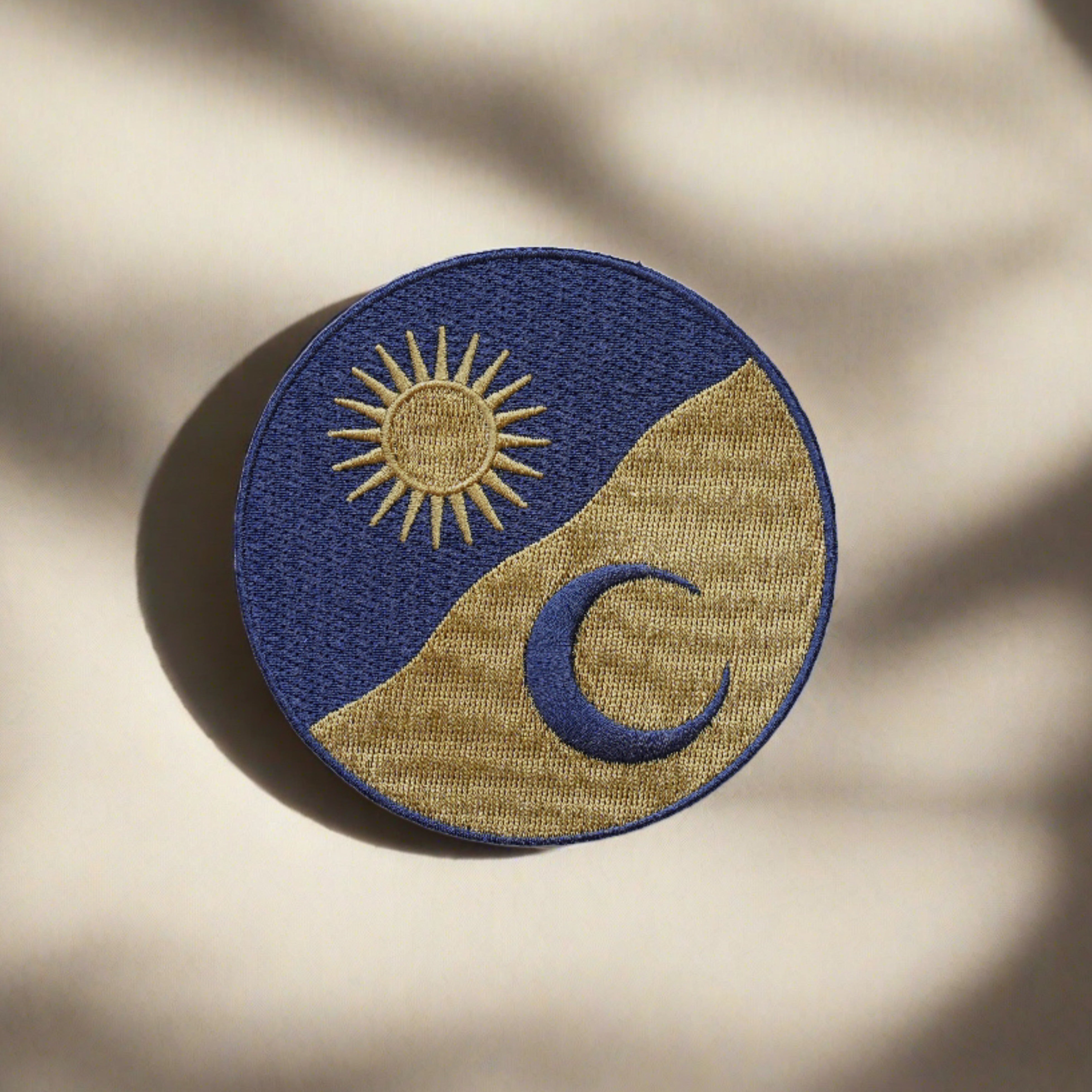 Patched Jackets Sun And Moon Embroidered Patch - 4.5x3.1 Inch Iron On ...