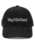 'Very Not Dead' Corduroy Dad Cap