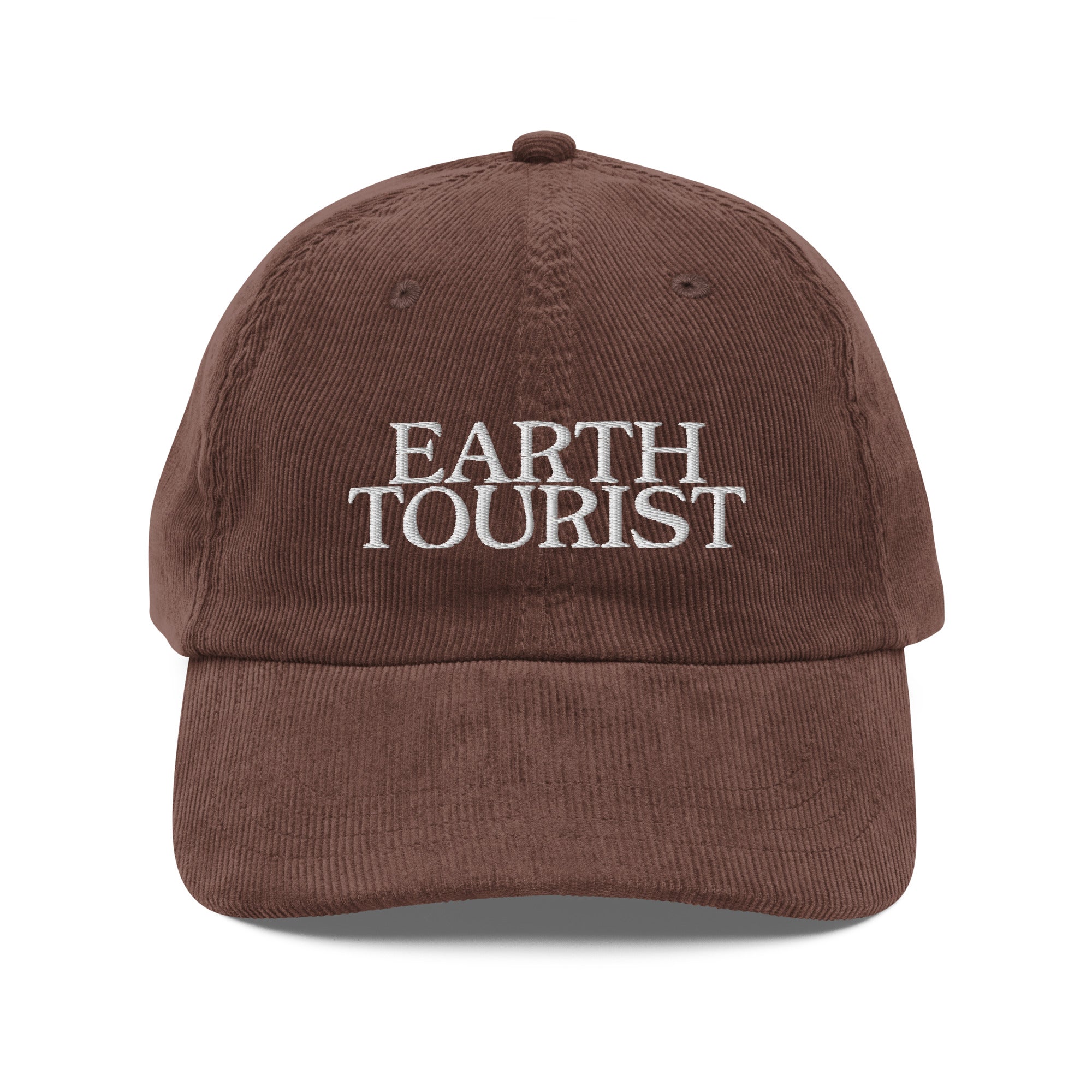 &#39;Earth Tourist&#39; Corduroy Dad Cap