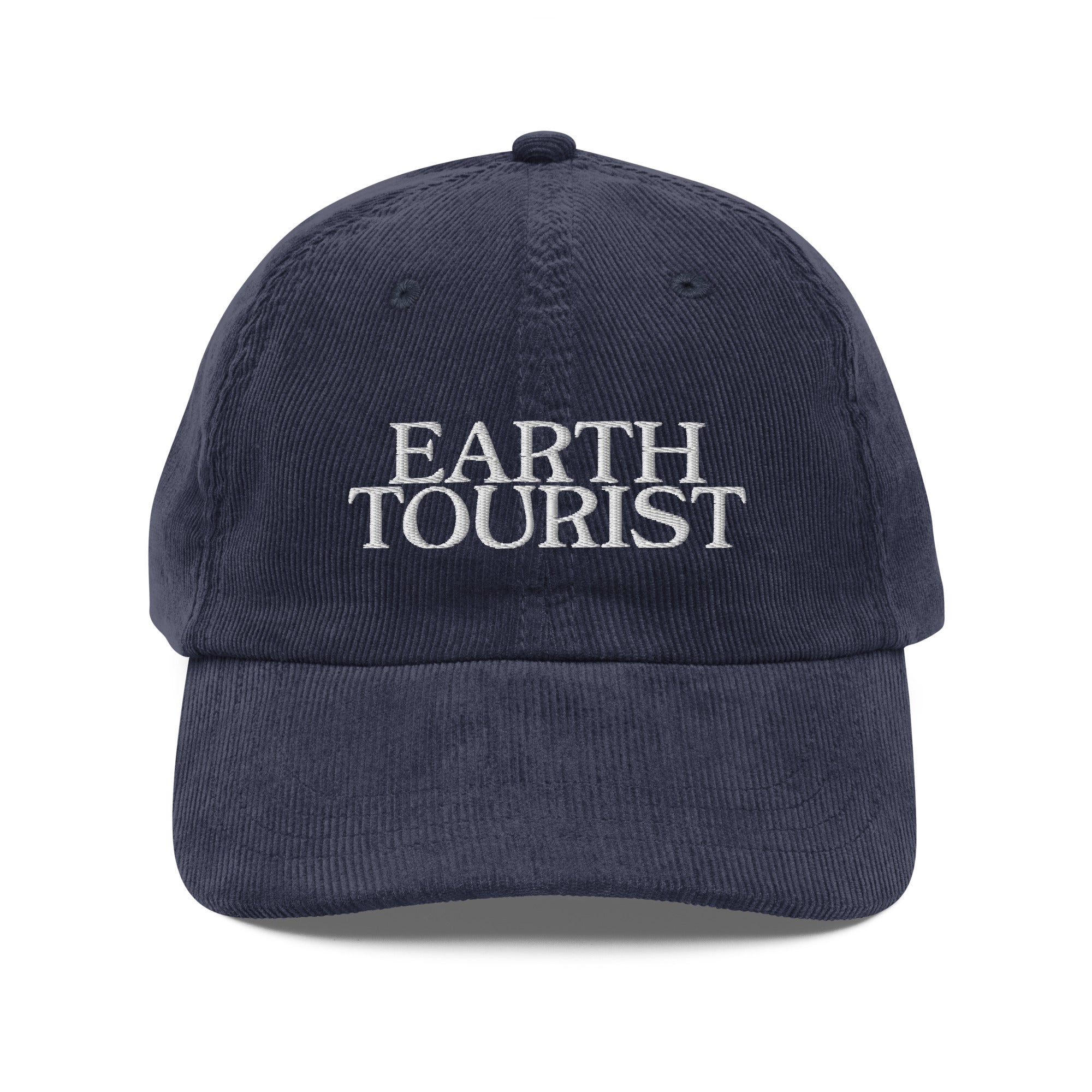 &#39;Earth Tourist&#39; Corduroy Dad Cap