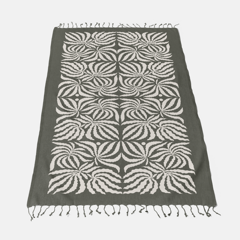 'Fallen Leaves' Turkish Towel • Wrap • Blanket