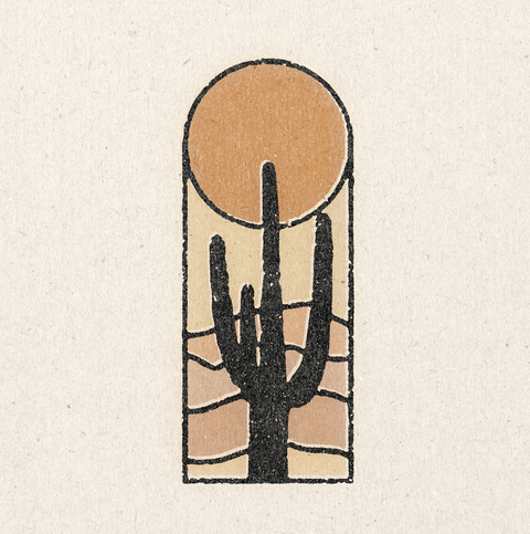 'Cactus' Print