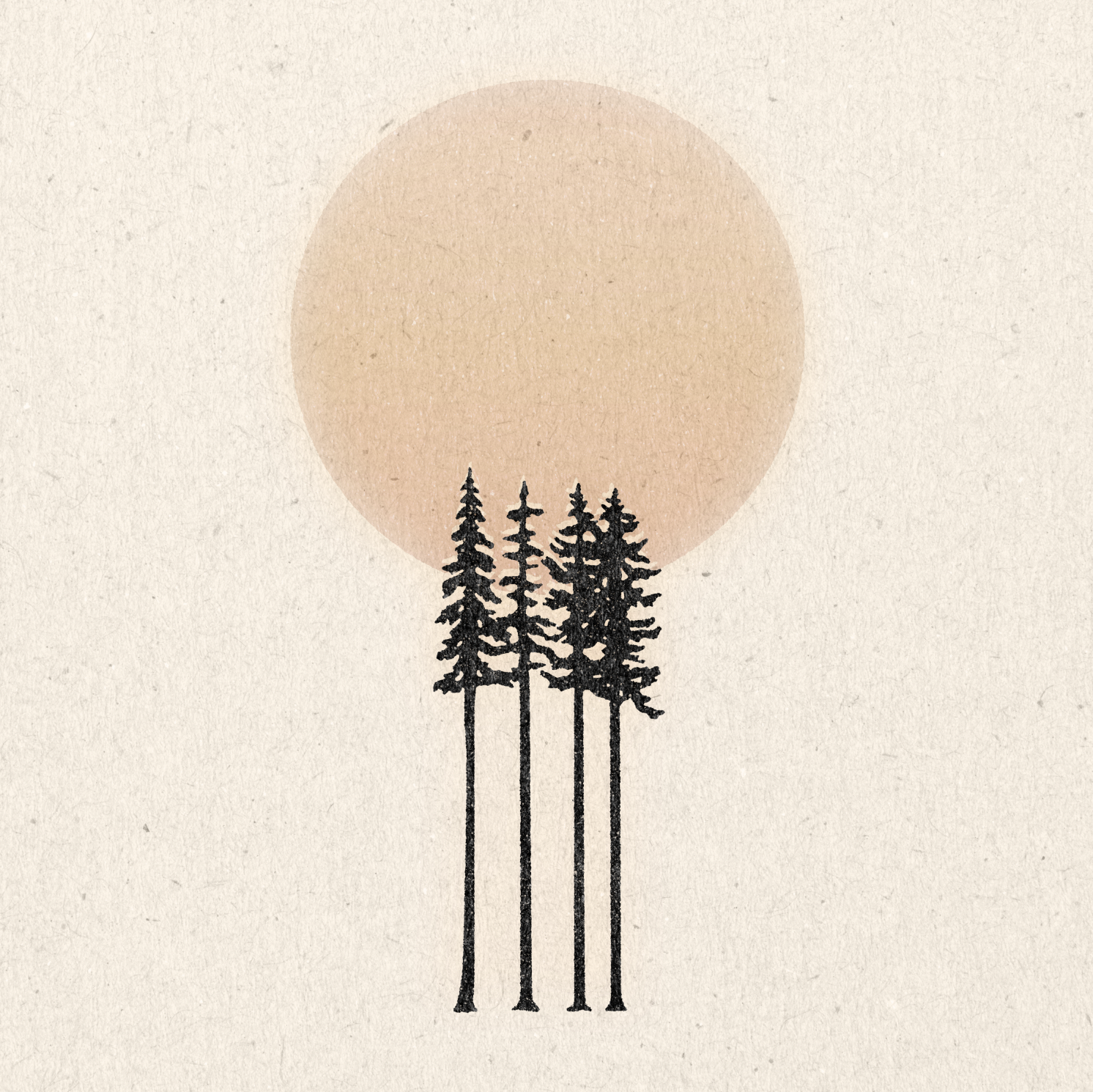 &#39;Tall Trees&#39; Print