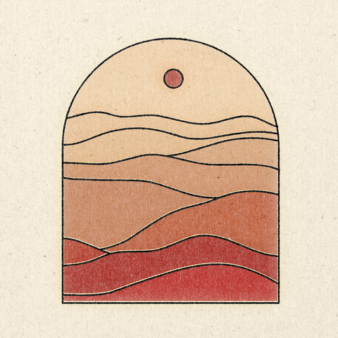 'Sunset Hills' Print