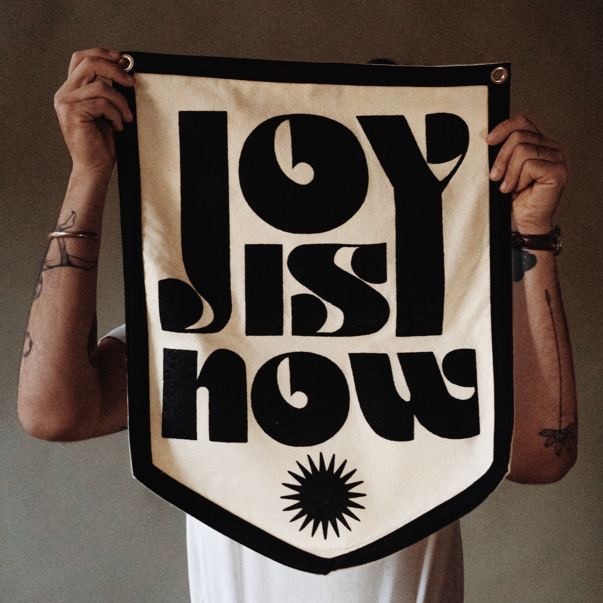 &#39;Joy Is Now&#39; Banner