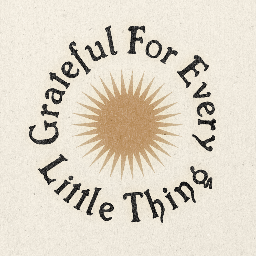 &#39;Grateful For Every Little Thing&#39; Print