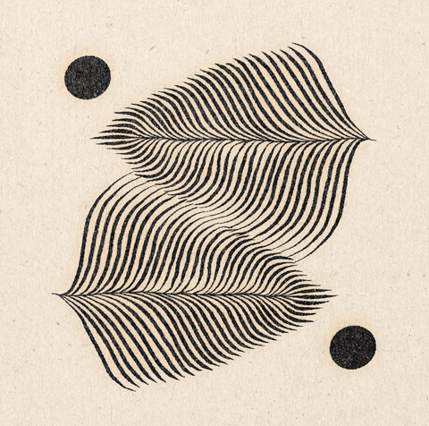'Matching Palms' Print