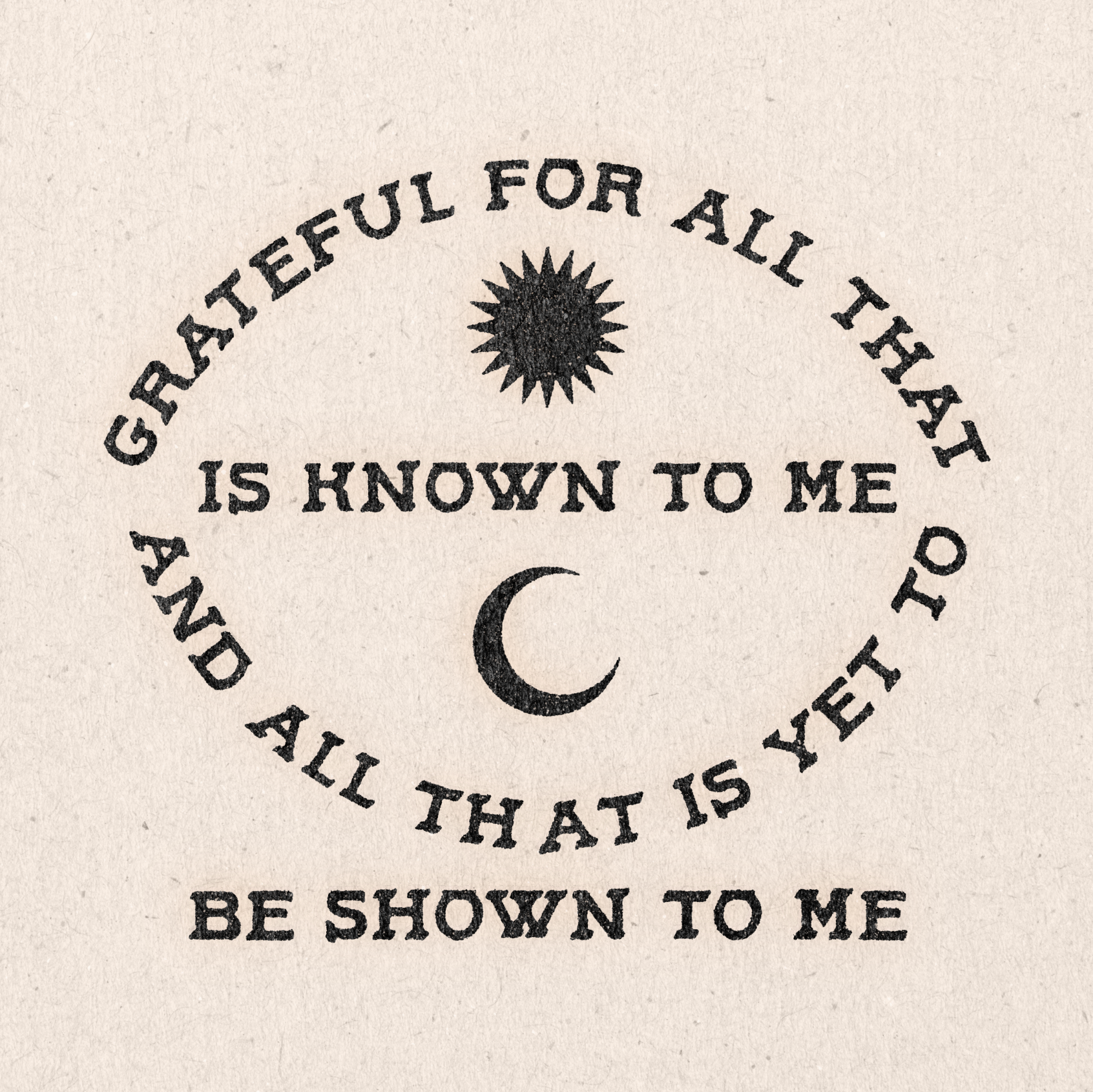 &#39;Grateful For All&#39; Print