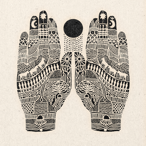 'Hands of Life' Print