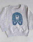 'Arching Hands' Kid's Fleece Sweatshirt