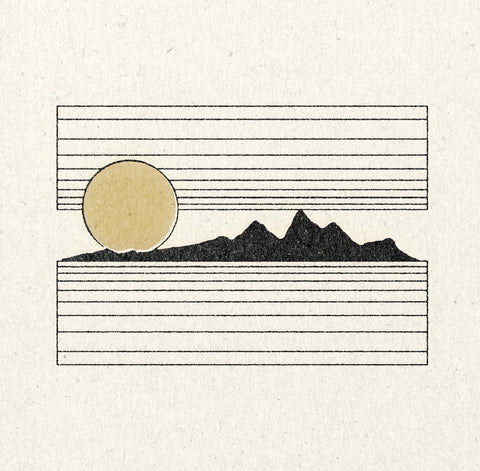 'Lines/Mountains' Print