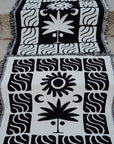 'Elements Of Existence' Reversible Throw Blanket