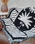 'Elements Of Existence' Reversible Throw Blanket