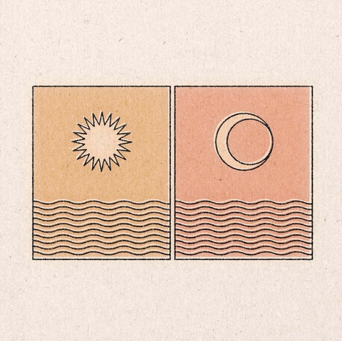 'Sun over water/Moon over water’ Print